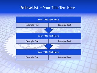 Rotary Business Golden PowerPoint Template