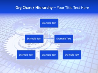 Rotary Business Golden PowerPoint Template