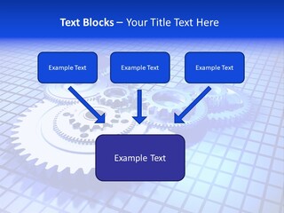 Rotary Business Golden PowerPoint Template