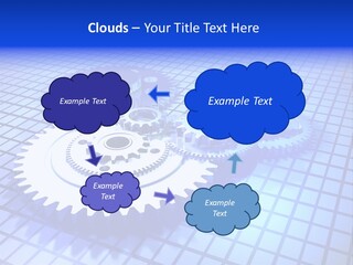 Rotary Business Golden PowerPoint Template