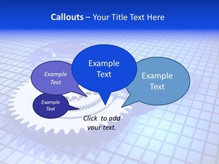 Rotary Business Golden PowerPoint Template