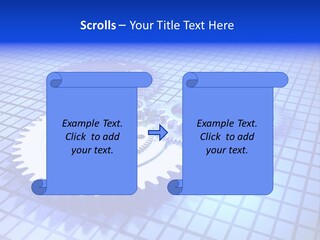 Rotary Business Golden PowerPoint Template