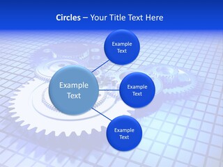 Rotary Business Golden PowerPoint Template