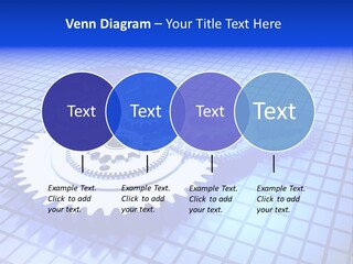 Rotary Business Golden PowerPoint Template