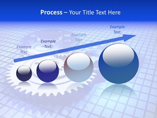 Rotary Business Golden PowerPoint Template