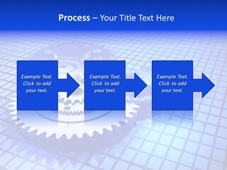 Rotary Business Golden PowerPoint Template