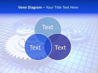 Rotary Business Golden PowerPoint Template