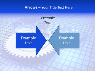 Rotary Business Golden PowerPoint Template