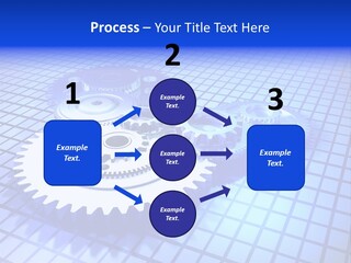 Rotary Business Golden PowerPoint Template