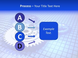 Rotary Business Golden PowerPoint Template