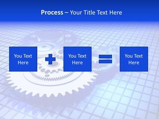 Rotary Business Golden PowerPoint Template