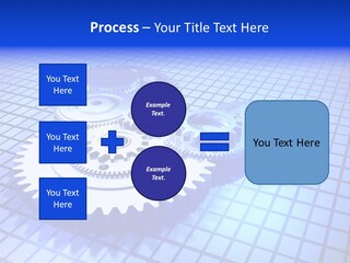 Rotary Business Golden PowerPoint Template