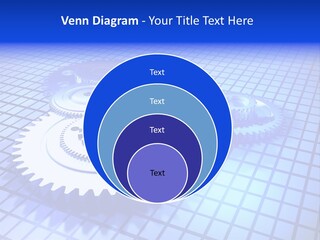 Rotary Business Golden PowerPoint Template