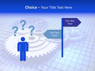 Rotary Business Golden PowerPoint Template