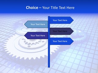 Rotary Business Golden PowerPoint Template
