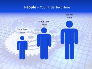 Rotary Business Golden PowerPoint Template