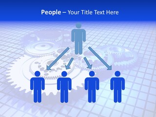 Rotary Business Golden PowerPoint Template