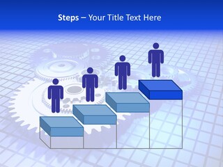 Rotary Business Golden PowerPoint Template