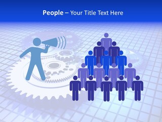 Rotary Business Golden PowerPoint Template