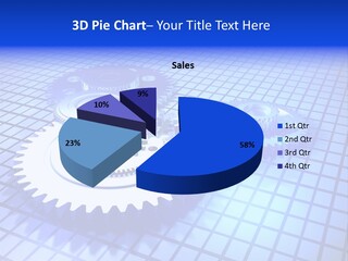 Rotary Business Golden PowerPoint Template