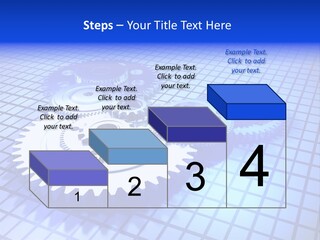 Rotary Business Golden PowerPoint Template