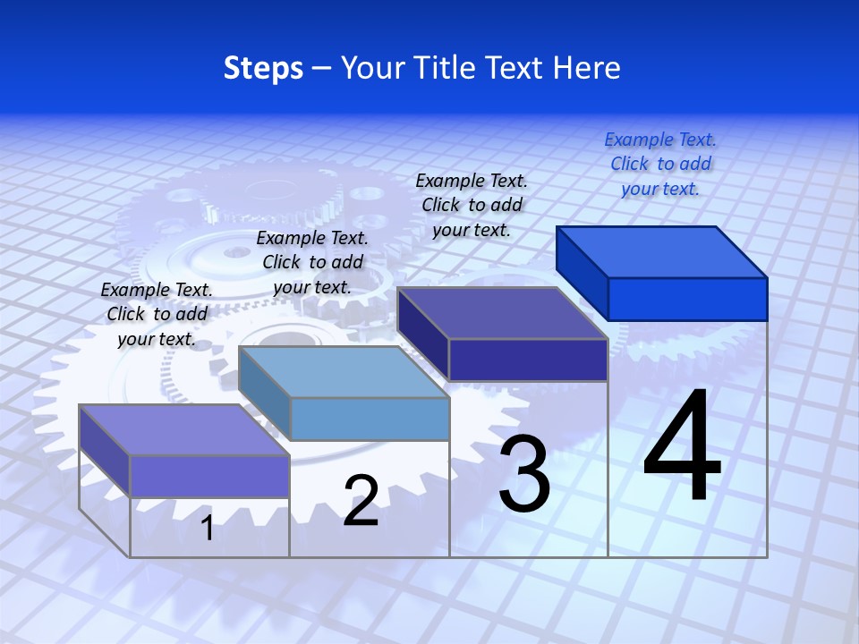 Rotary Business Golden PowerPoint Template