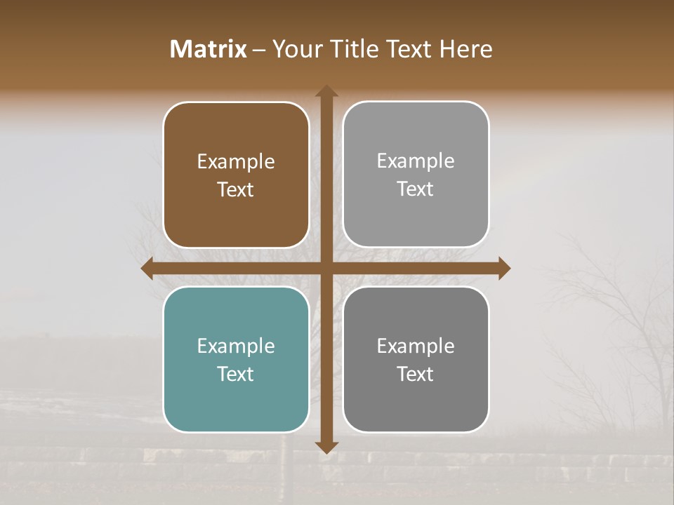 Mist Tree Niagara PowerPoint Template
