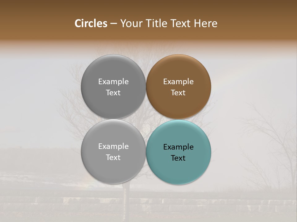 Mist Tree Niagara PowerPoint Template