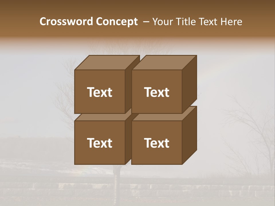 Mist Tree Niagara PowerPoint Template