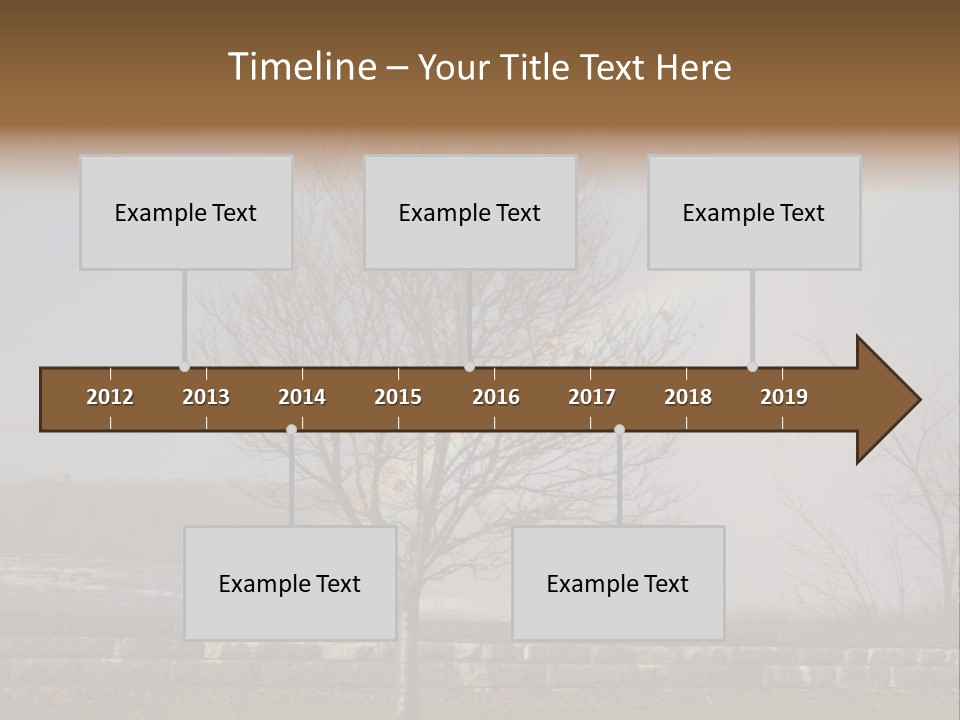 Mist Tree Niagara PowerPoint Template