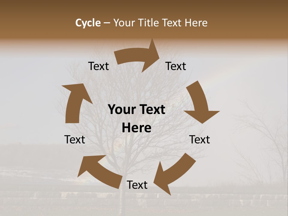 Mist Tree Niagara PowerPoint Template