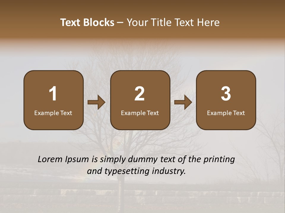 Mist Tree Niagara PowerPoint Template