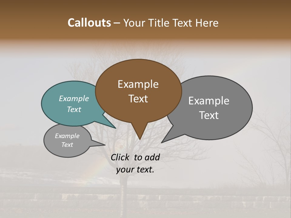 Mist Tree Niagara PowerPoint Template