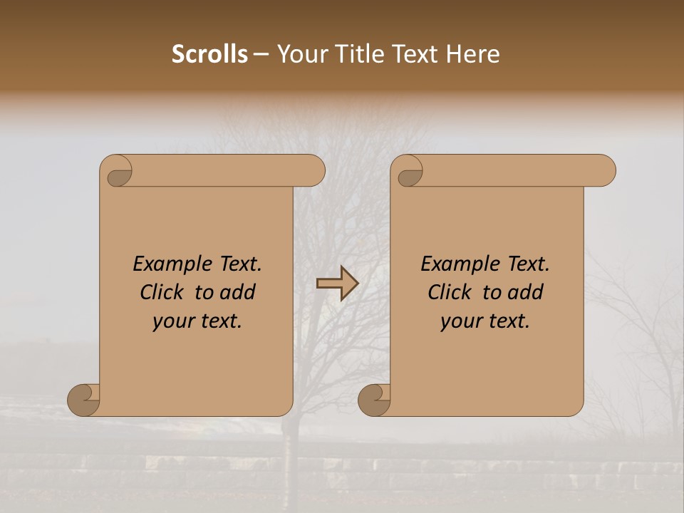 Mist Tree Niagara PowerPoint Template