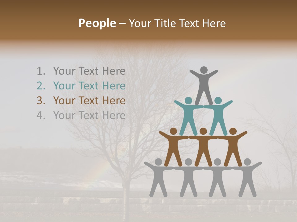 Mist Tree Niagara PowerPoint Template