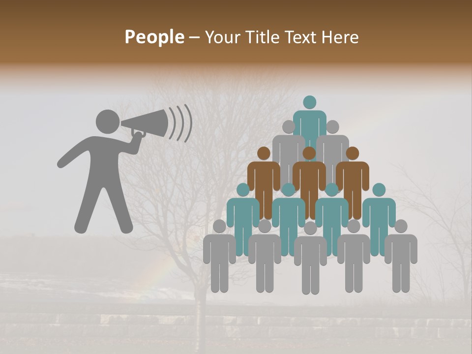 Mist Tree Niagara PowerPoint Template