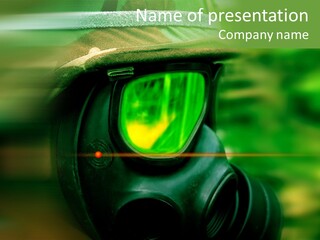 America Missing Gas PowerPoint Template