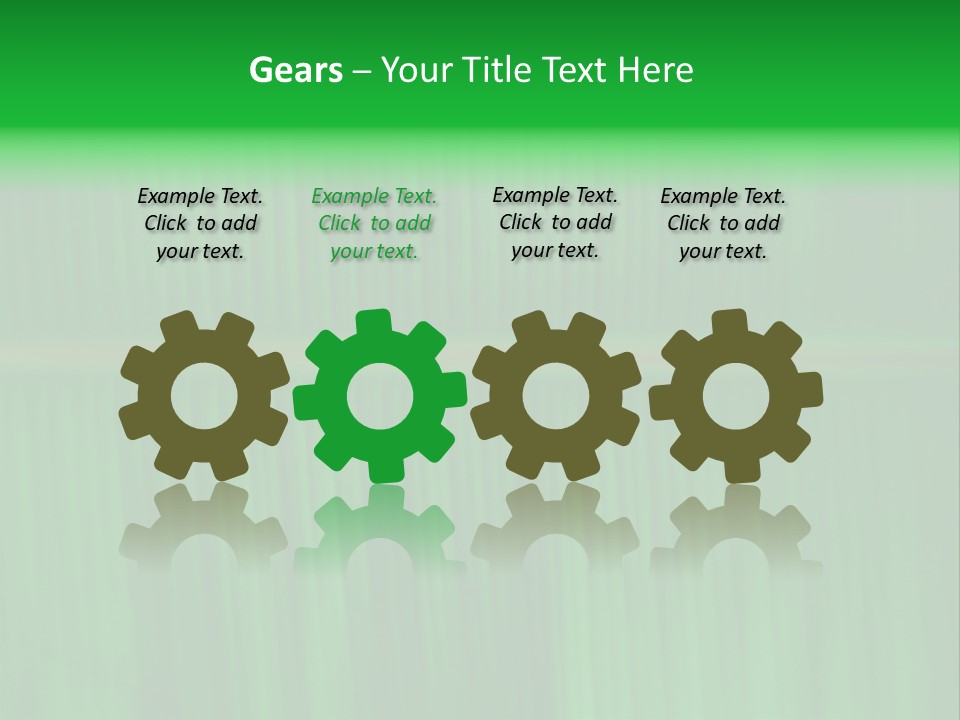 Company Writing Together PowerPoint Template