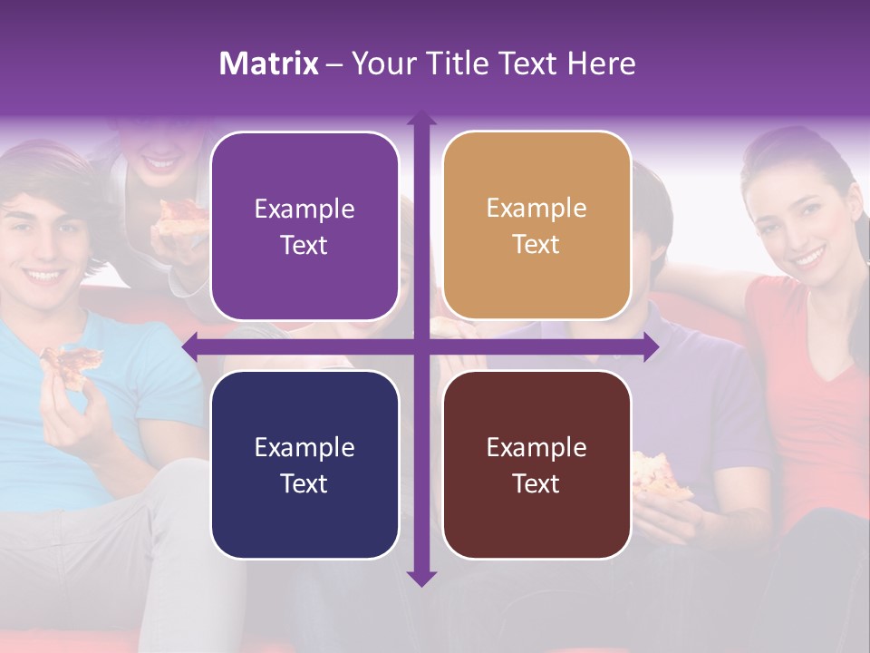 Teen Couch Remote PowerPoint Template