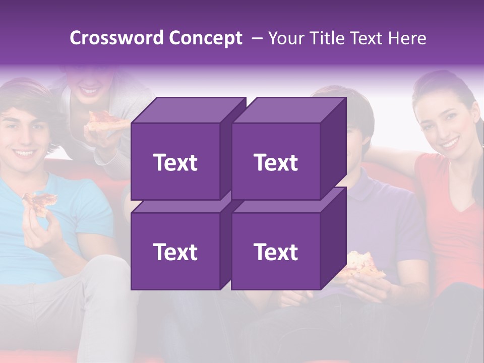 Teen Couch Remote PowerPoint Template