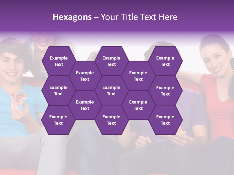 Teen Couch Remote PowerPoint Template