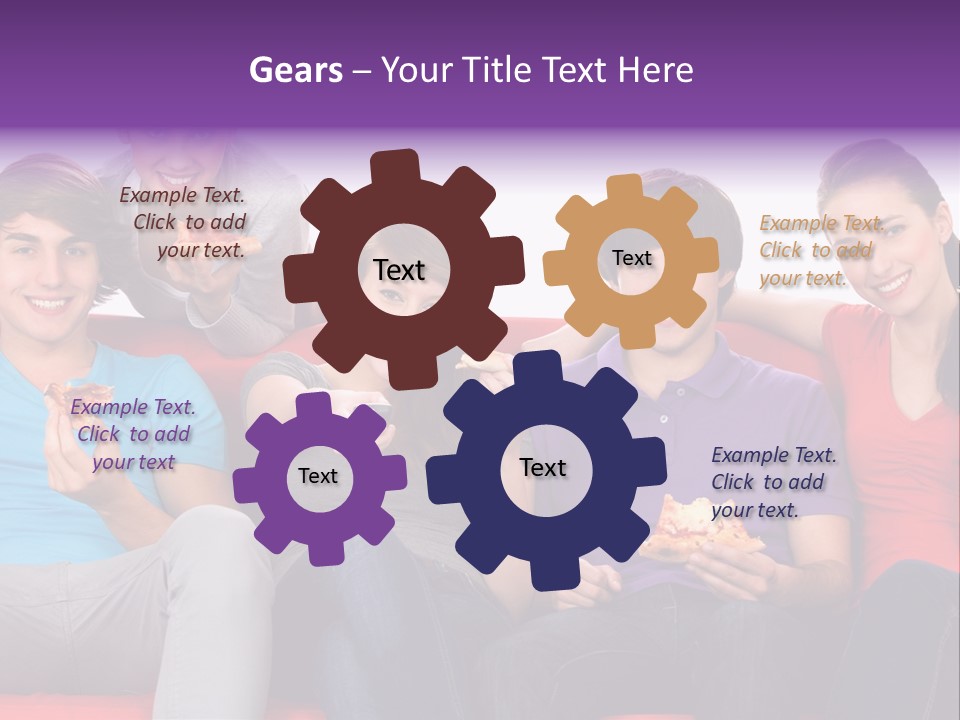 Teen Couch Remote PowerPoint Template