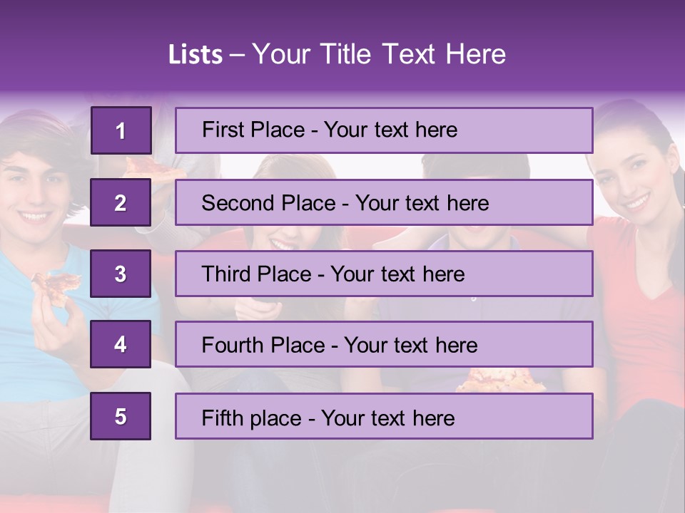 Teen Couch Remote PowerPoint Template