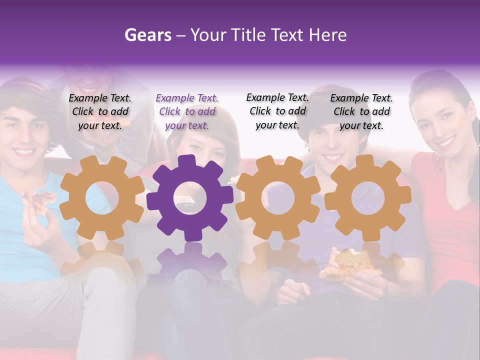 Teen Couch Remote PowerPoint Template