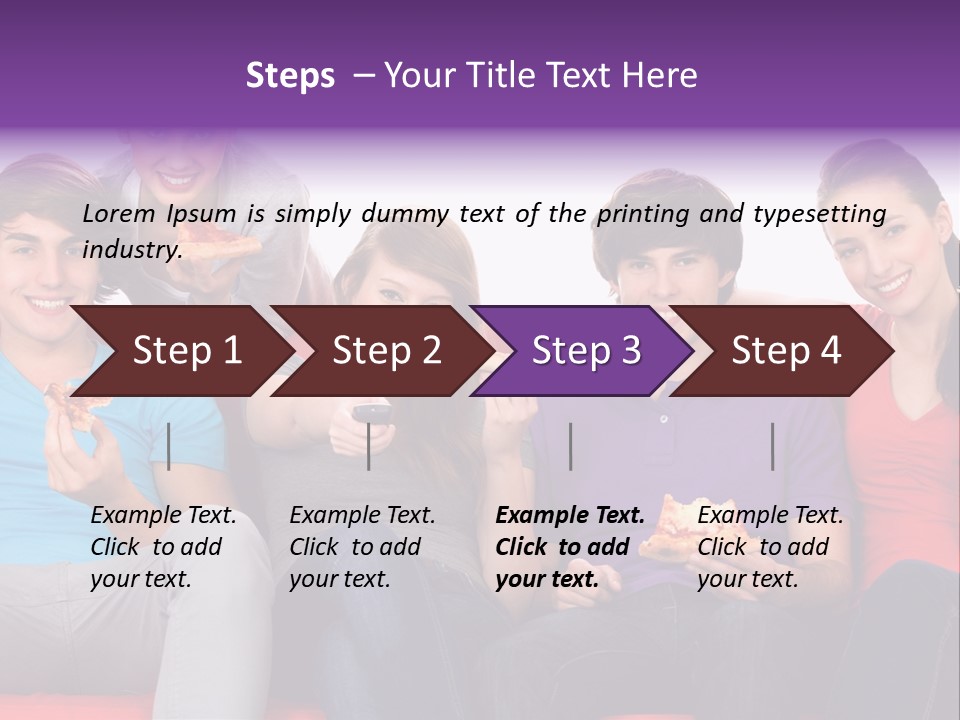 Teen Couch Remote PowerPoint Template