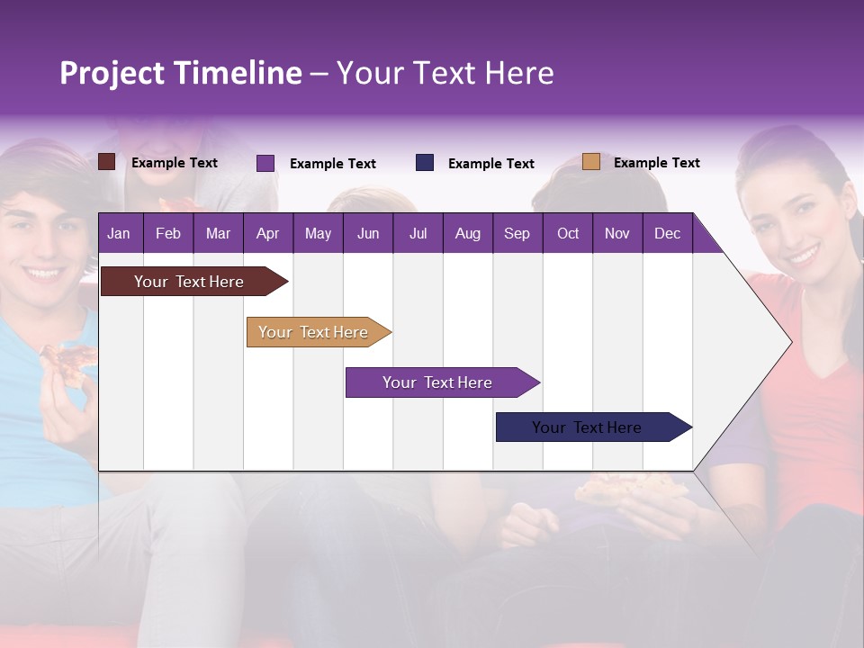 Teen Couch Remote PowerPoint Template