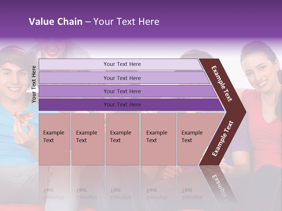 Teen Couch Remote PowerPoint Template
