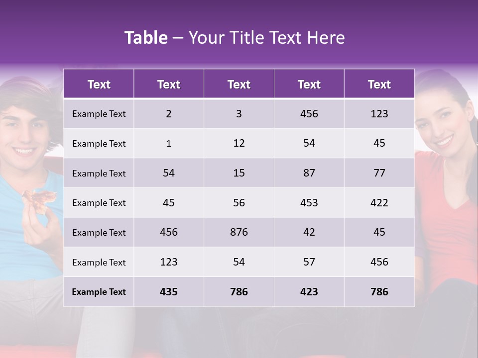 Teen Couch Remote PowerPoint Template