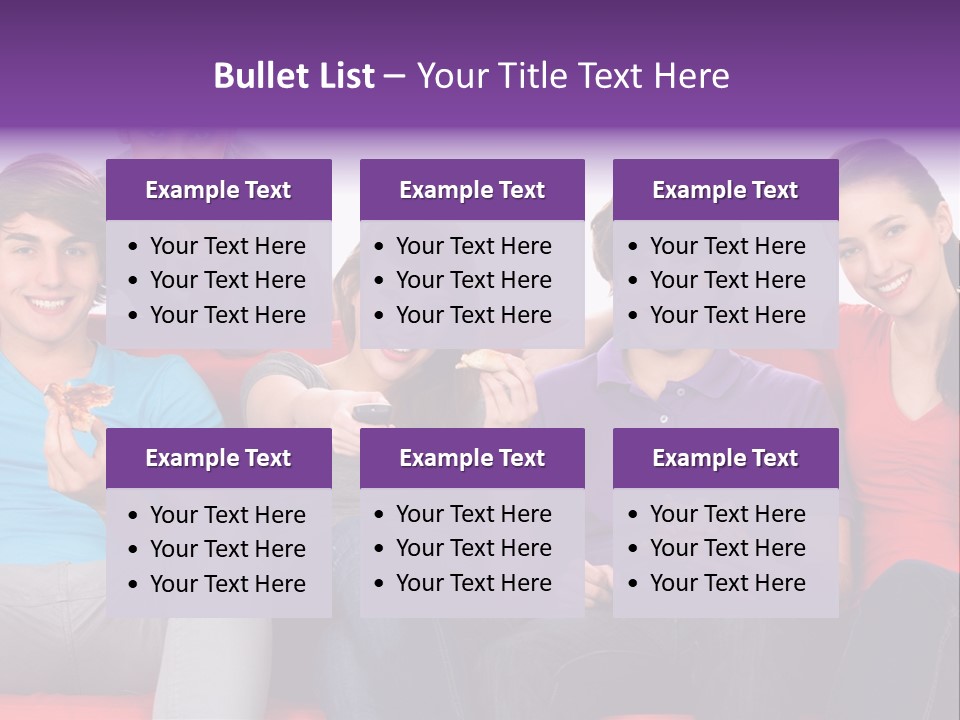 Teen Couch Remote PowerPoint Template