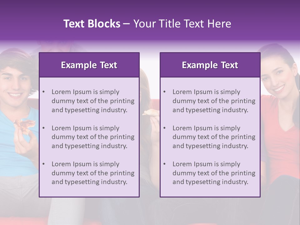 Teen Couch Remote PowerPoint Template